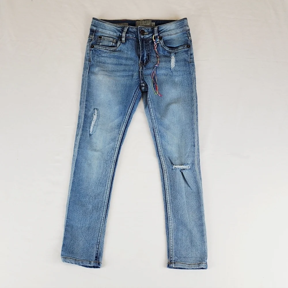 Lucky Brand Zoe Skinny Distressed Jeans Pants NEW